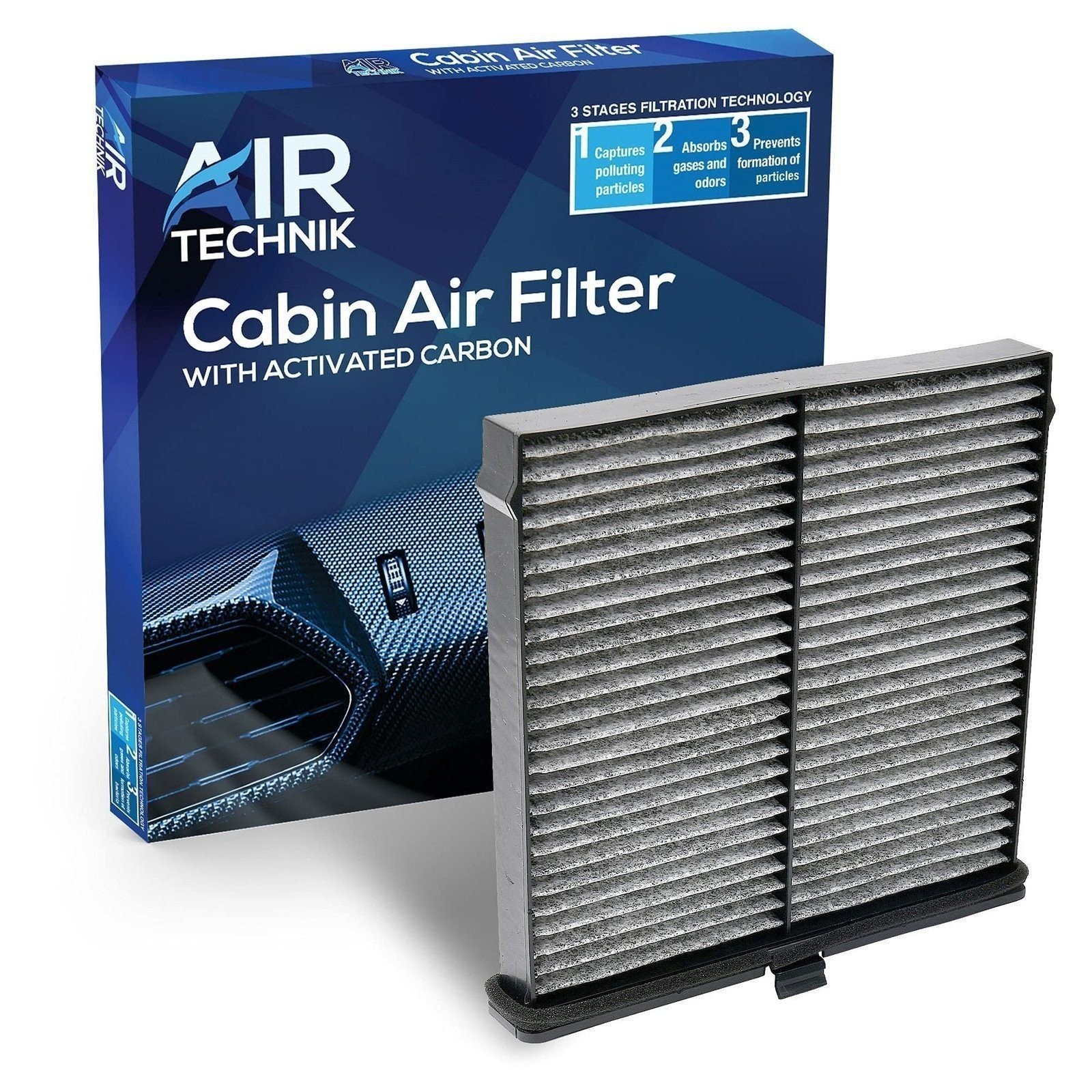 AirTechnik CF12140 Cabin Air Filter w/Activated Carbon | Fits Mazda 2...