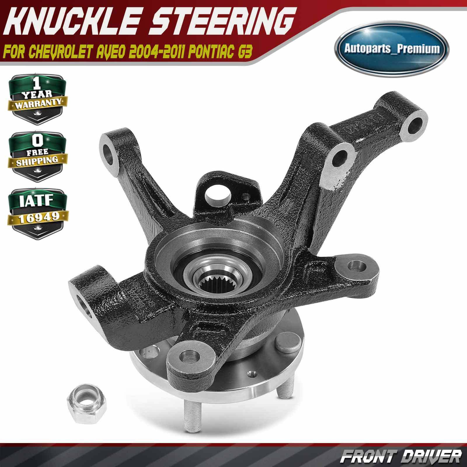 Front LH Steering Knuckle Assembly for Chevrolet Aveo 2004-2011 Aveo5 Pontiac G3