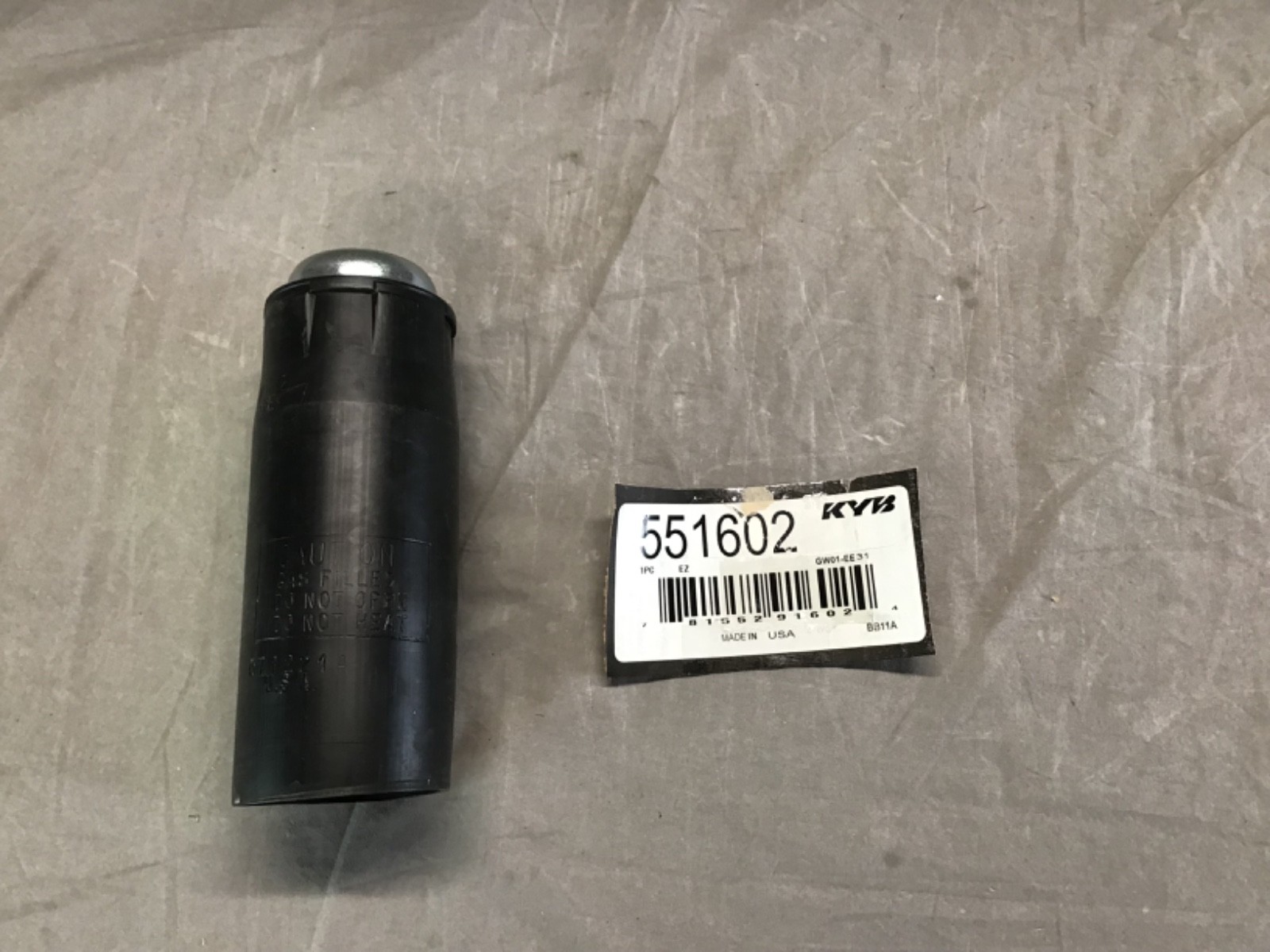 KYB 551602 - REPLACEMENT DUST COVER BOOT ONLY - 071221A