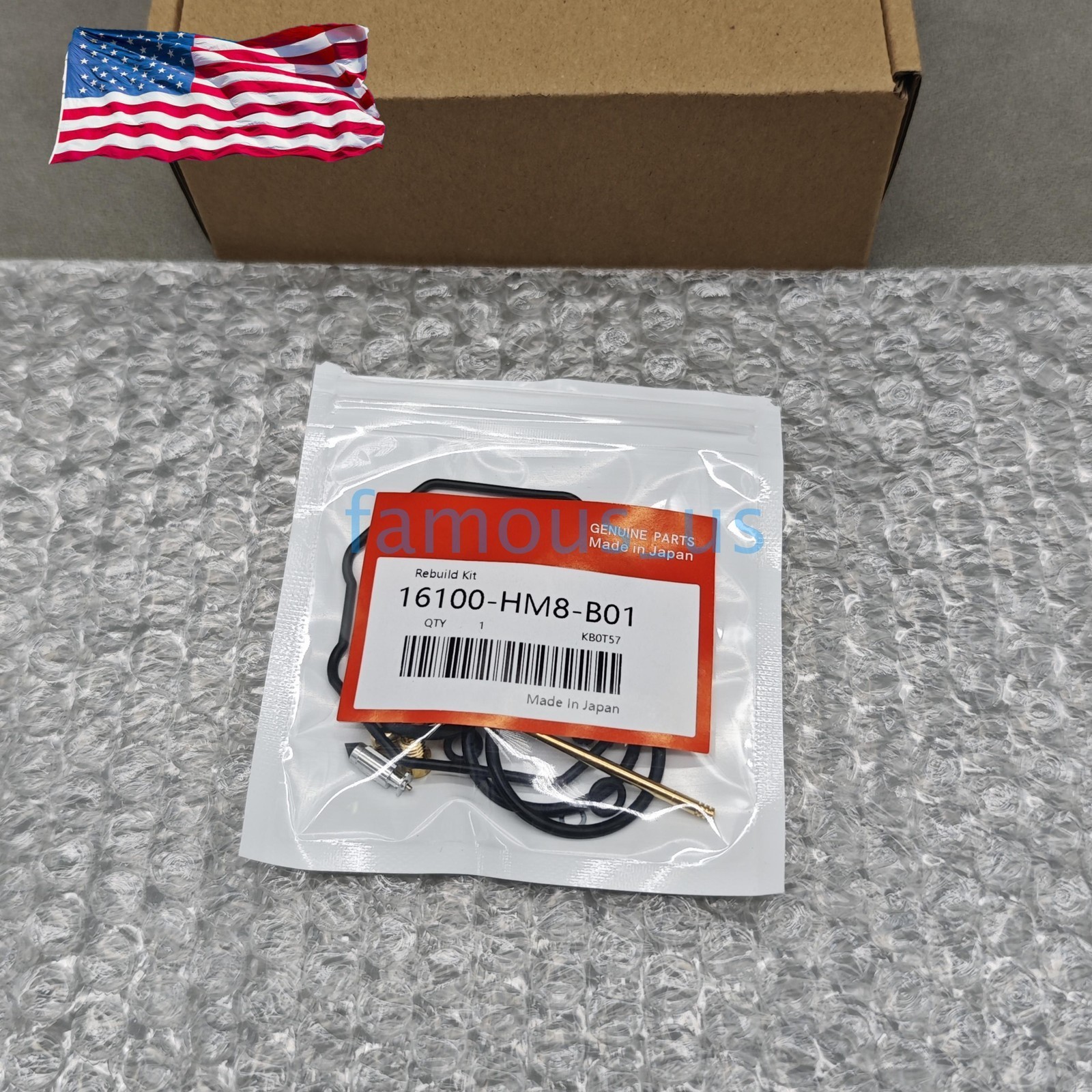 OEM 1kit Carburetor Rebuild Kit For Honda Recon 250 TRX250TE TM Sportrax 250 USA