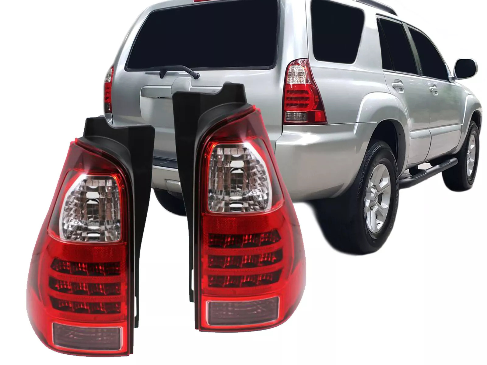 Tail Lights Taillamps Left & Right Pair Set For 2006-2009 Toyota 4Runner