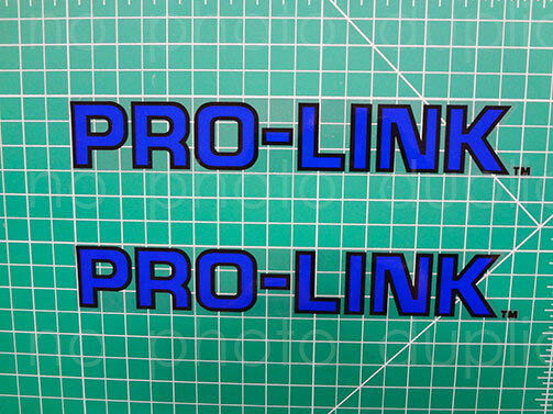85' 1985 XR 200r xr250 Prolink 2pc swingarm decals stickers aufkleber graphics