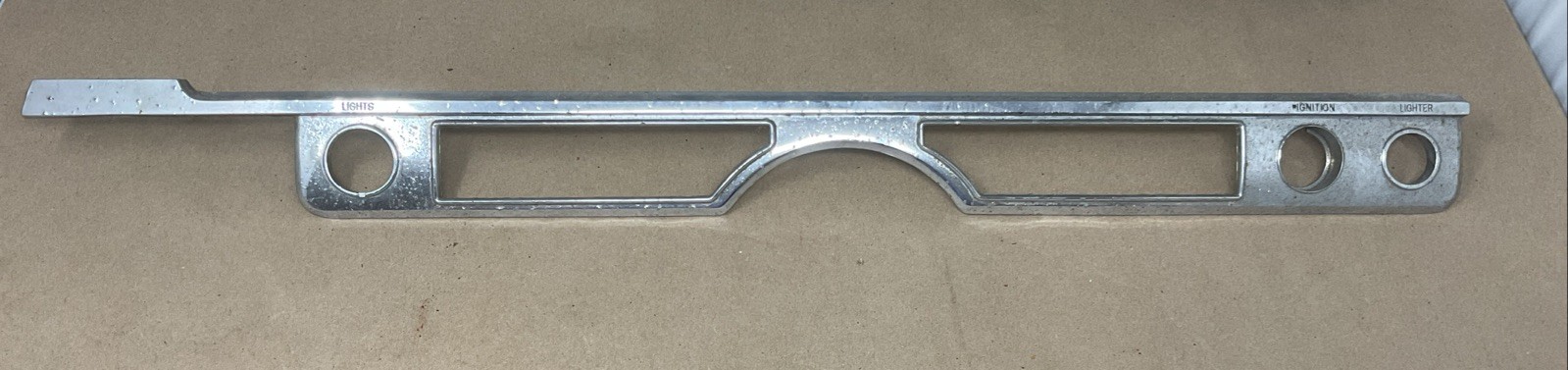 1960 Oldsmobile 98 Molding Dash Panel ‘60 Olds Ninety Eight Trim OEM Appliqué OE 1960 Oldsmobile 98 Molding Dash Panel ‘60 Olds Ninety Eight Trim OEM Appliqué OE