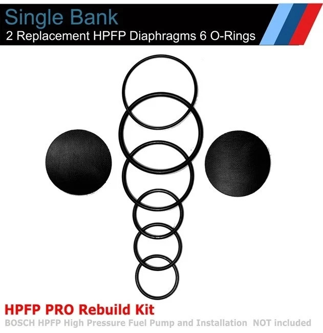 Pro HPFP Rebuilding Kit BMW V12 N73 Bosch High Pressure Fuel Pump Single Bank Pro HPFP Rebuilding Kit BMW V12 N73 Bosch High Pressure Fuel Pump Single Bank