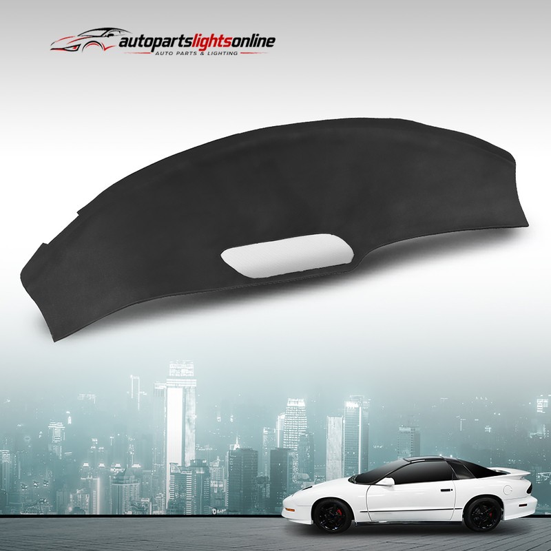 For 1993 1994 1995 1996 Pontiac Firebird Black Dashboard Dash Cover Black TPE