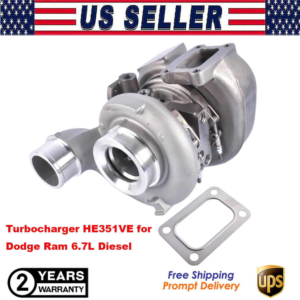 Fit 2007-2012 Dodge Ram Cummins Diesel VGT 6.7 Holset HE351VE TurboCharger Turbo