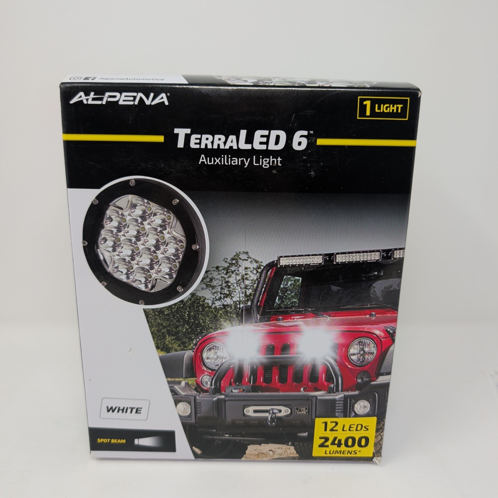 Open Box, Alpena TerraLed Auxiliary Light LEDs, 2400 Lumens