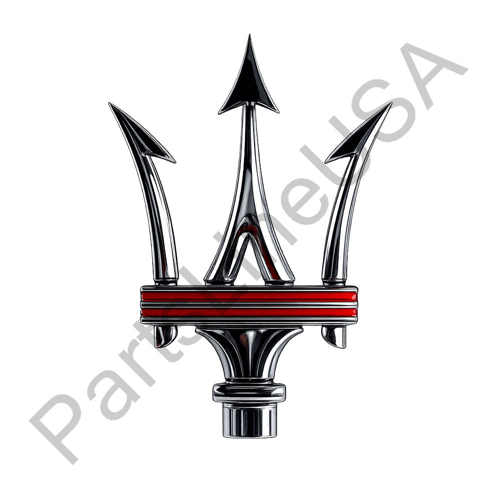 Genuine Maserati GranCabrio GranTurismo Quattroporte Trident Emblem 670030864