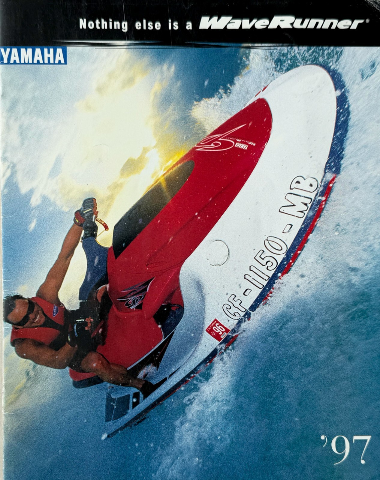 1997 Yamaha WaveRunner full-line catalog/brochure 16 pages GP WaveBlaster Super