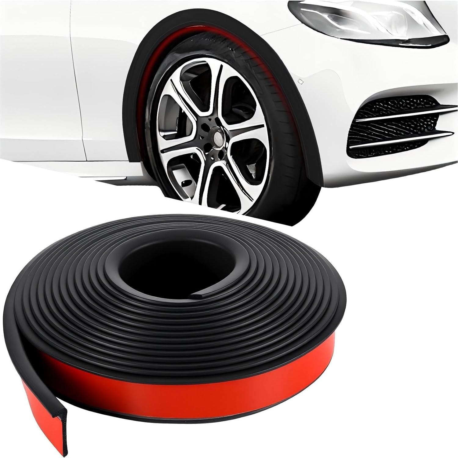 20FT For Dodge Car Rubber Wheel Eyebrow Protector Truck Fender Flare Edge Trim 20FT For Dodge Car Rubber Wheel Eyebrow Protector Truck Fender Flare Edge Trim