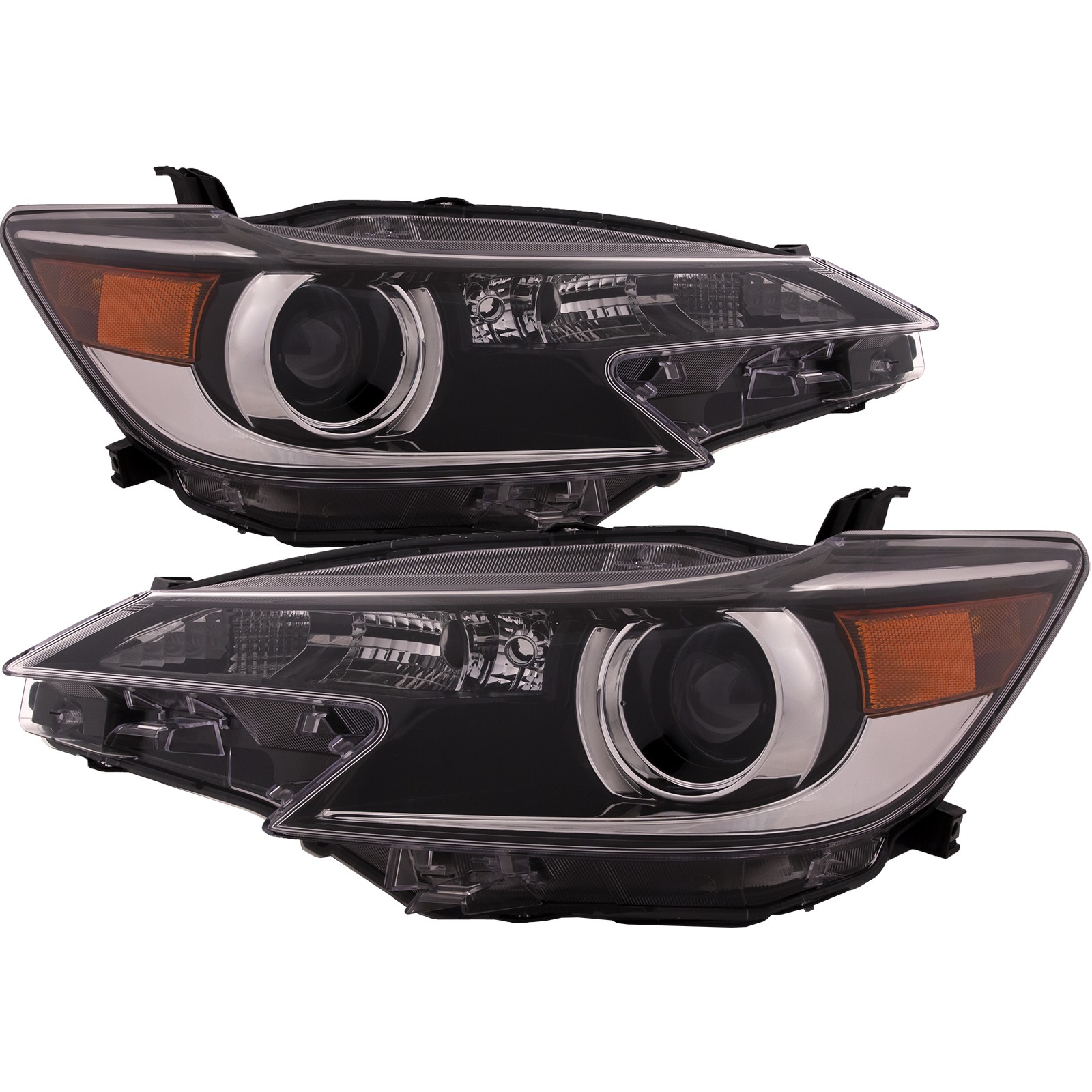 Headlights CAPA Certified Pair For 14-16 Scion tC Halogen SC2518109 SC2519109