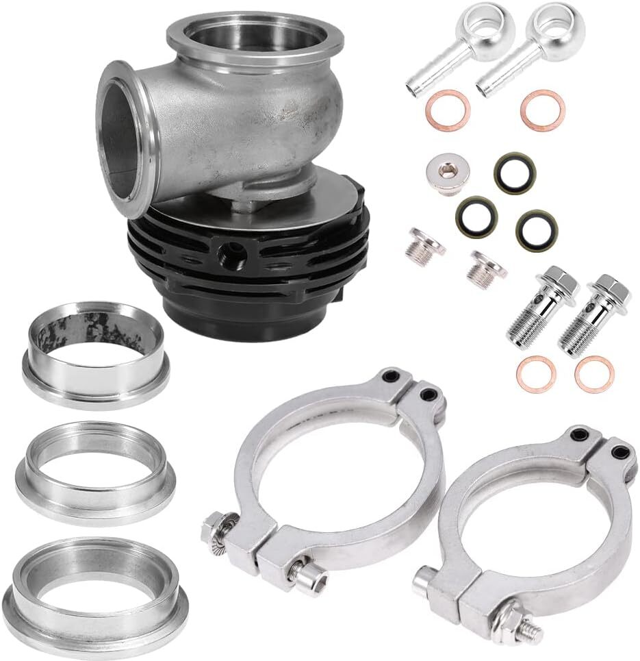 38MM Wastegate External Turbo W/ TIAL V-Band Flange Spring MV-R 14PSI