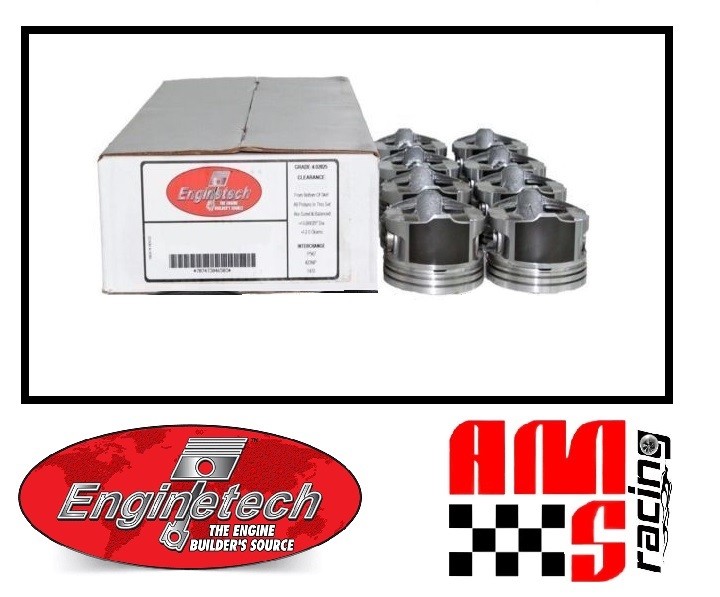 Hypereutectic Dish Pistons Set for GM Chevrolet Gen III IV 6.0 6.0L LQ4 GTO