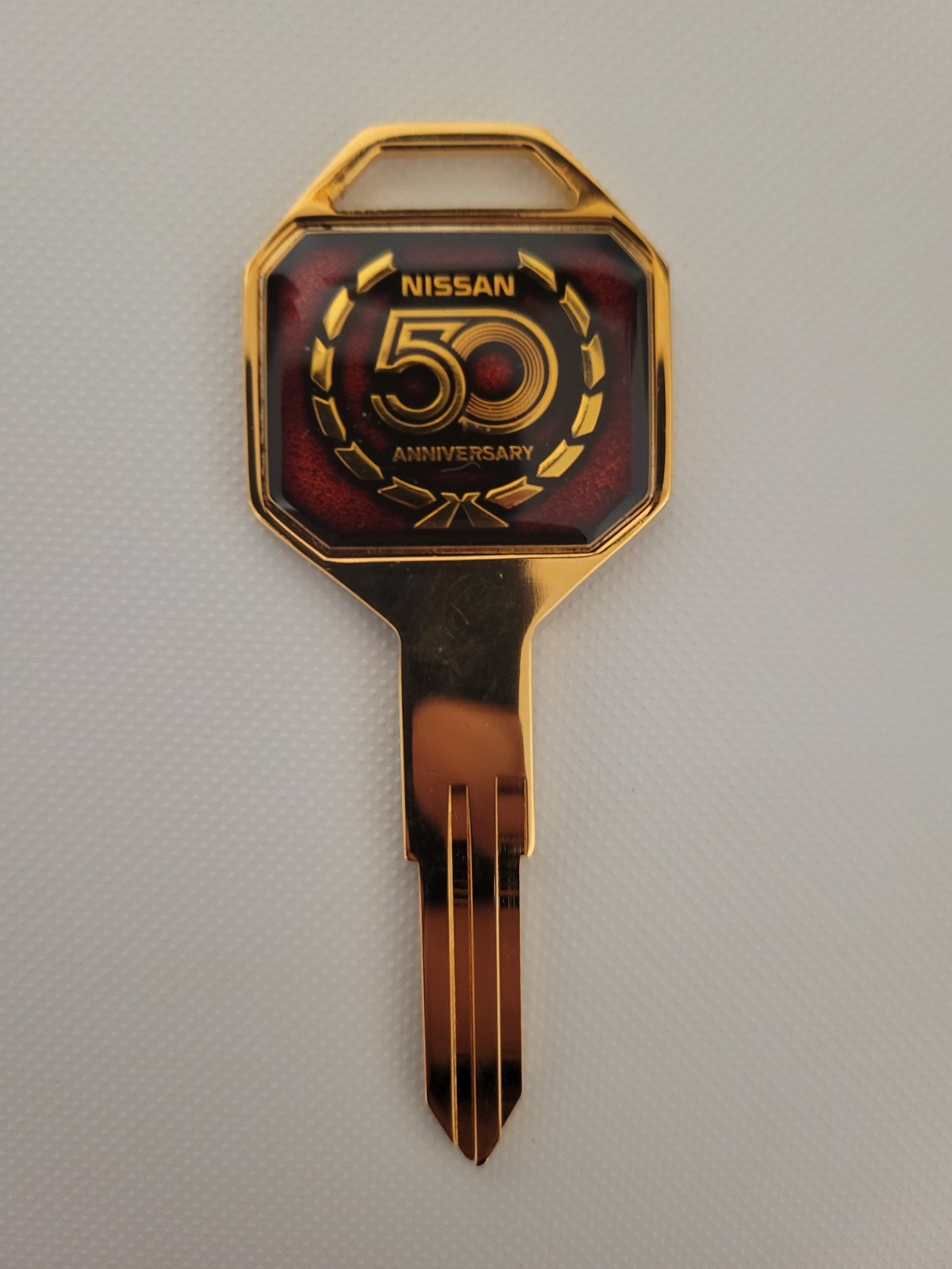 1984 Nissan 300zx gold plated uncut anniversary key vintage never used rare 1984 Nissan 300zx gold plated uncut anniversary key vintage never used rare