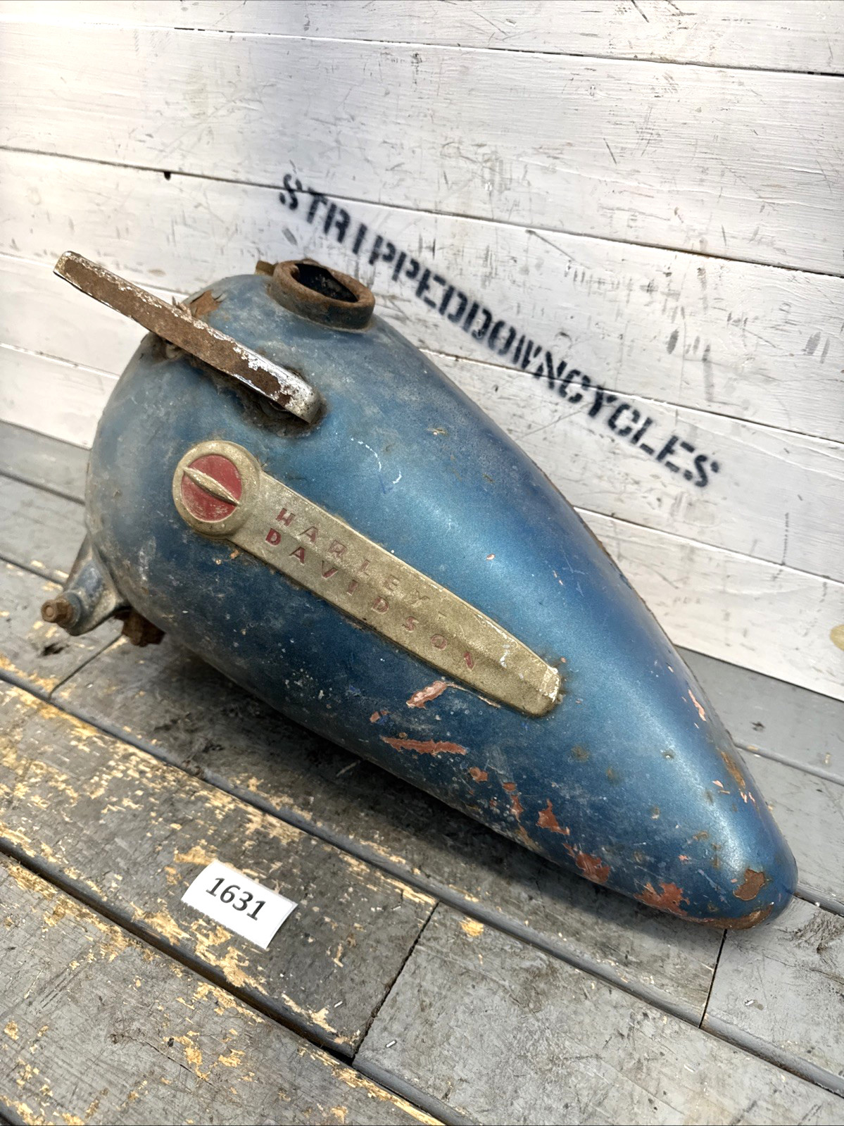 Harley 1948 Panhead Gas Tank Old Paint Survivor Knucklehead Panhead 1949 1950