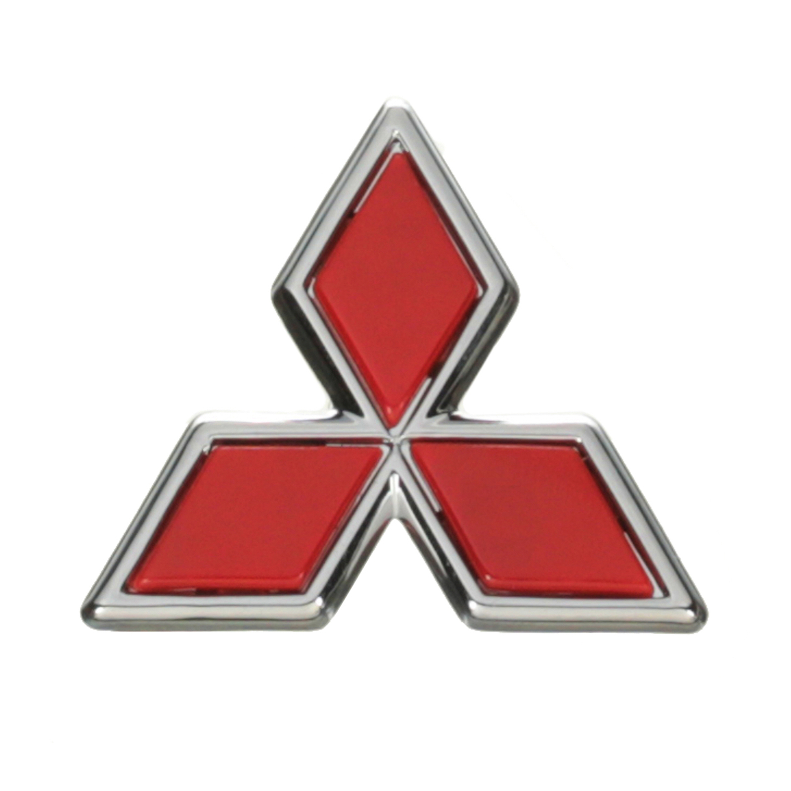 OEM 1994-2001 Mitsubishi Galant & Mirage Red Triple Diamond Emblem MB882860 OEM 1994-2001 Mitsubishi Galant & Mirage Red Triple Diamond Emblem MB882860