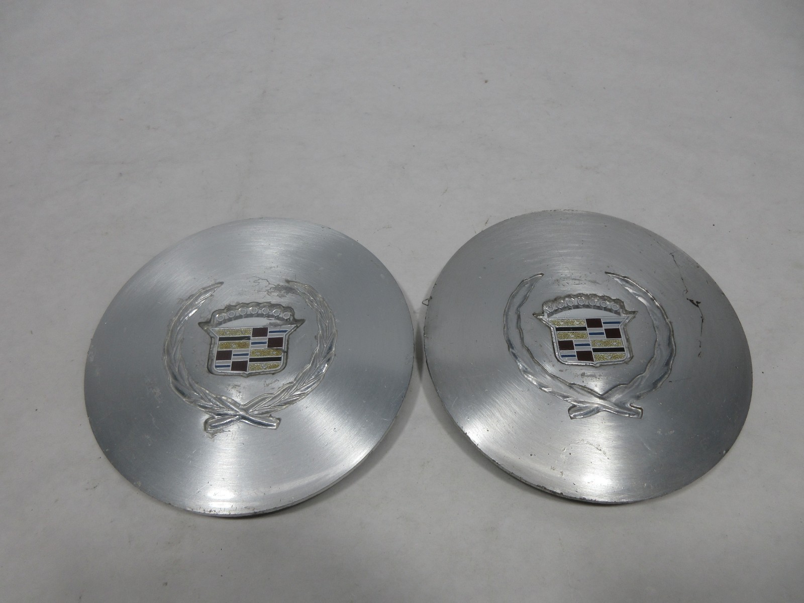 1988-91 Cadillac Deville Seville Eldorado Wheel Center Hub Cap Cover Set of (2)