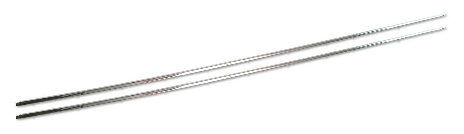 Fender Top Moldings. Polished Stainless Steel for 1958-1962 C1 Corvette