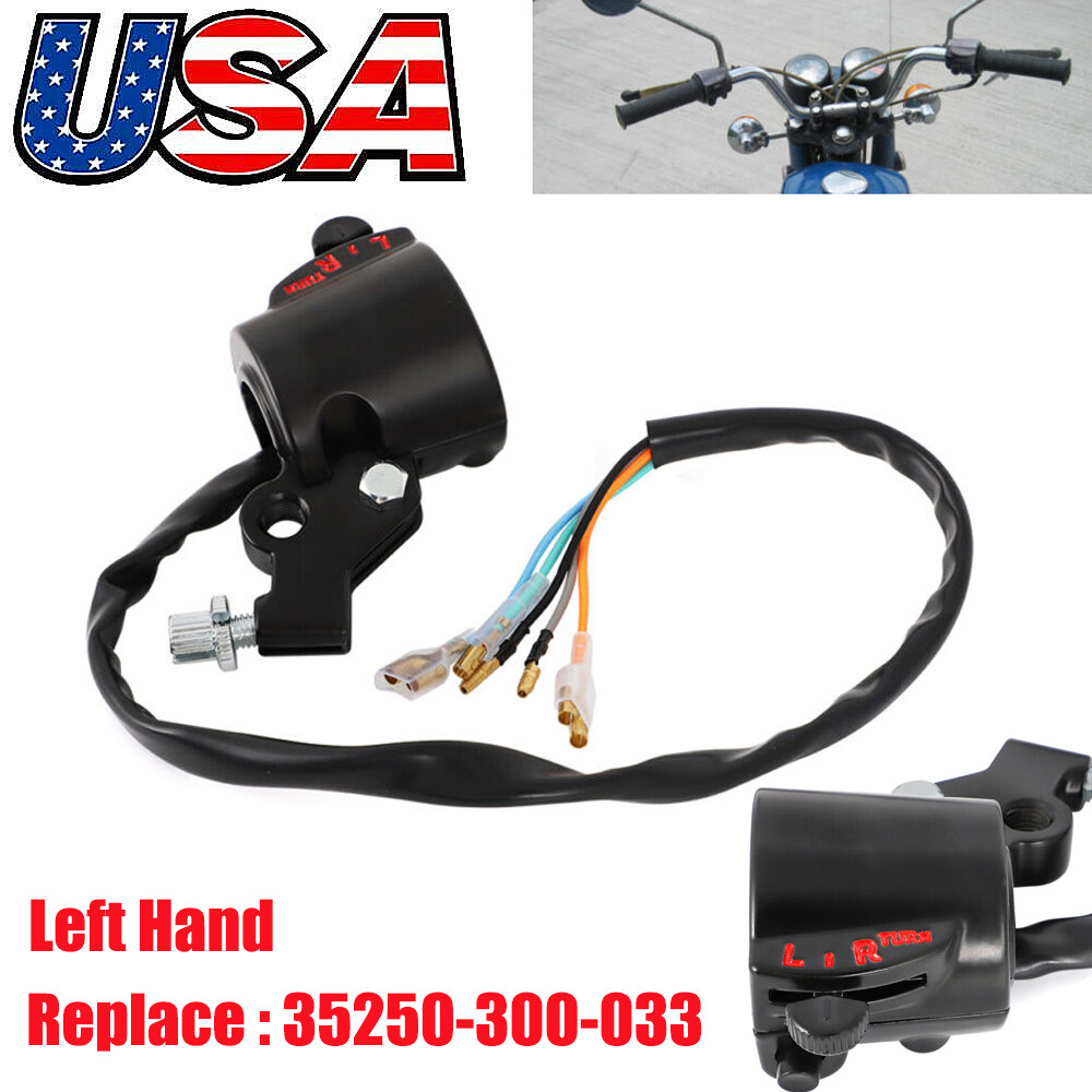 For Honda CB/CL 175-750 Left Clutch Side Handlebar Switch 35250-300-033 CB200