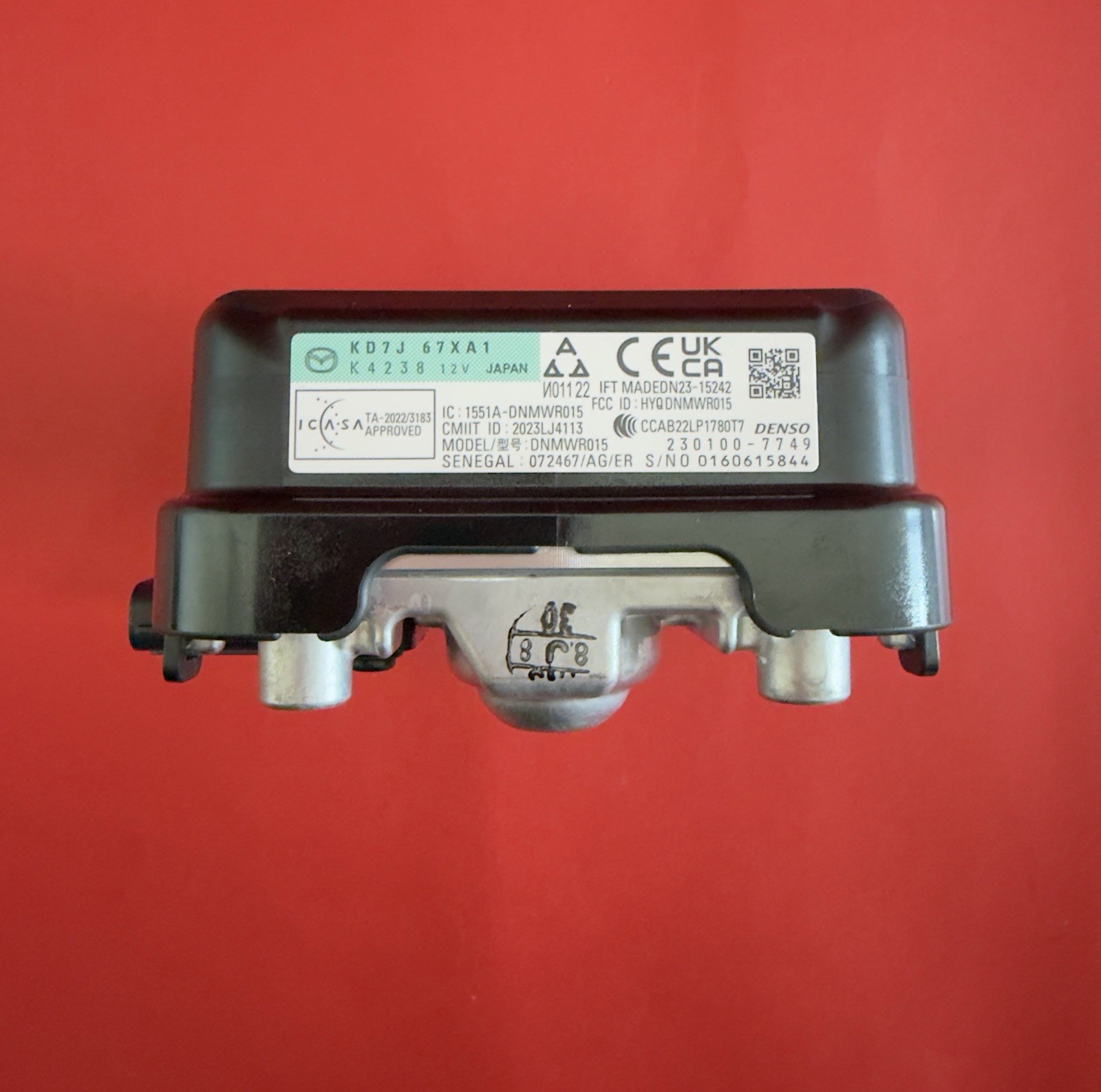 NEW 18-25 MAZDA DISTANCE CRUISE RADAR SENSOR KD7J-67-XA1H OEM KD7J-67-XA1K