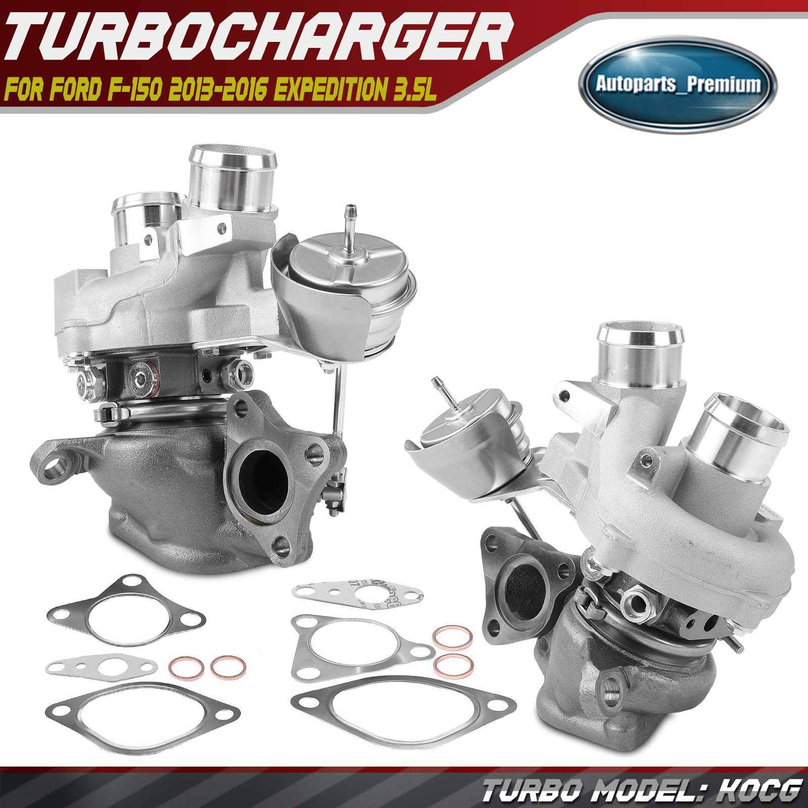 2x Left & Right Twin Turbo Turbocharger for Ford F-150 2013-2016 Expedition 3.5L