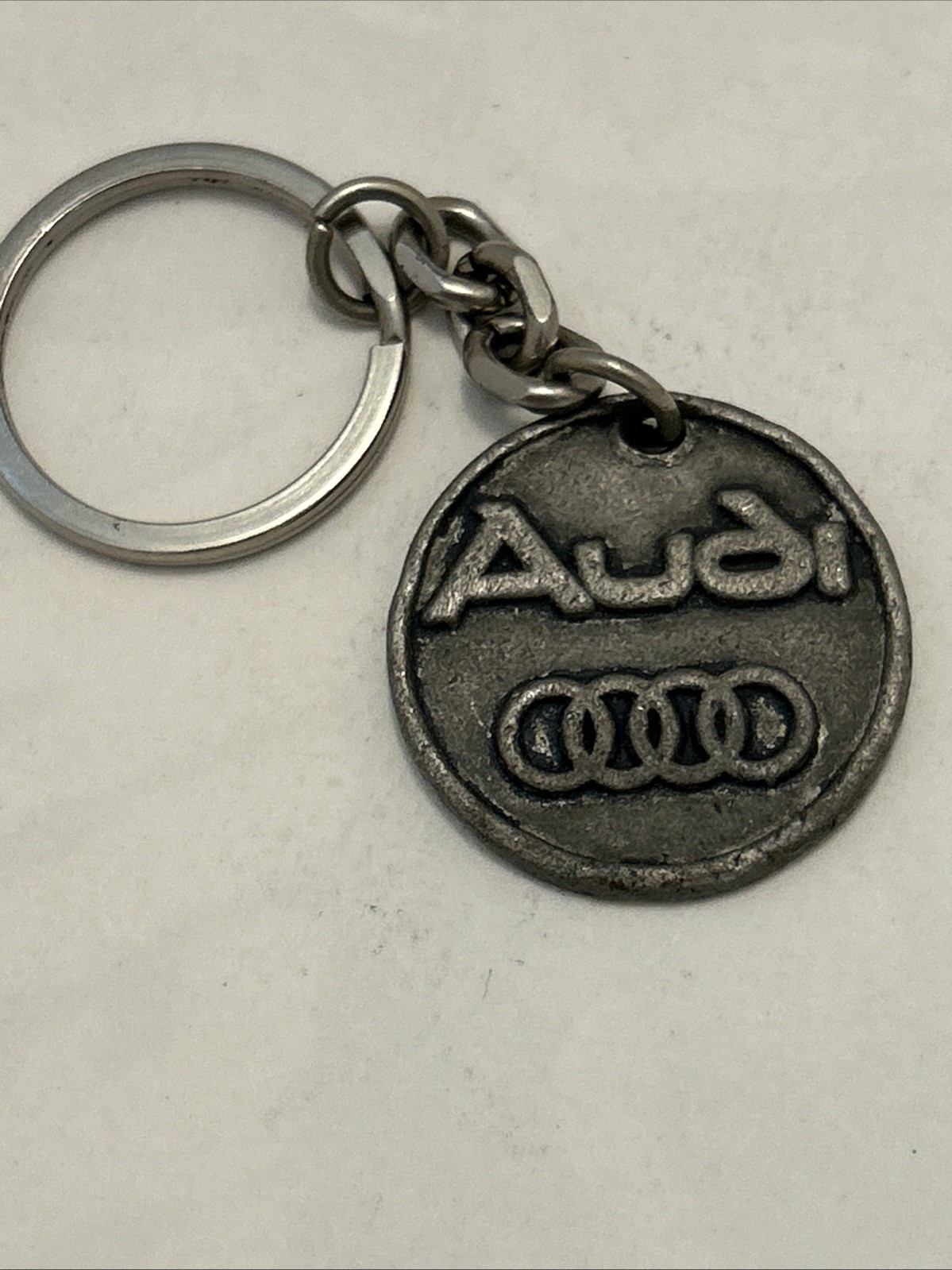 Vintage Audi  Car Key Ring Logo