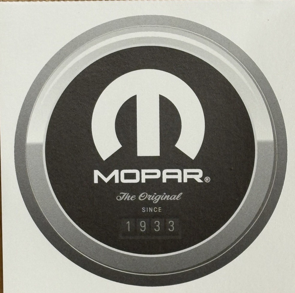 3 Inch Vinyl Mopar Car Decal