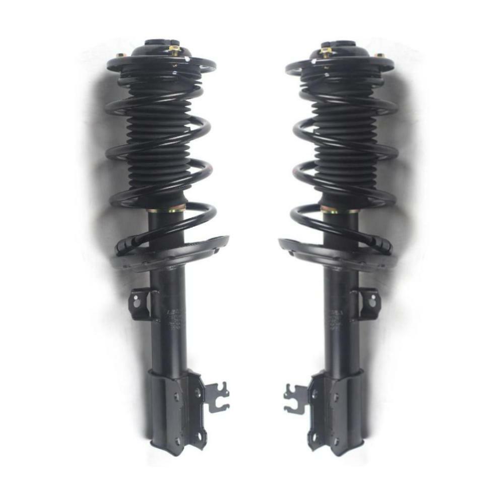 Pair Front Complete Quick Strut Coil Spring Assembly For 2003 -2011 Saab 9-3 FWD