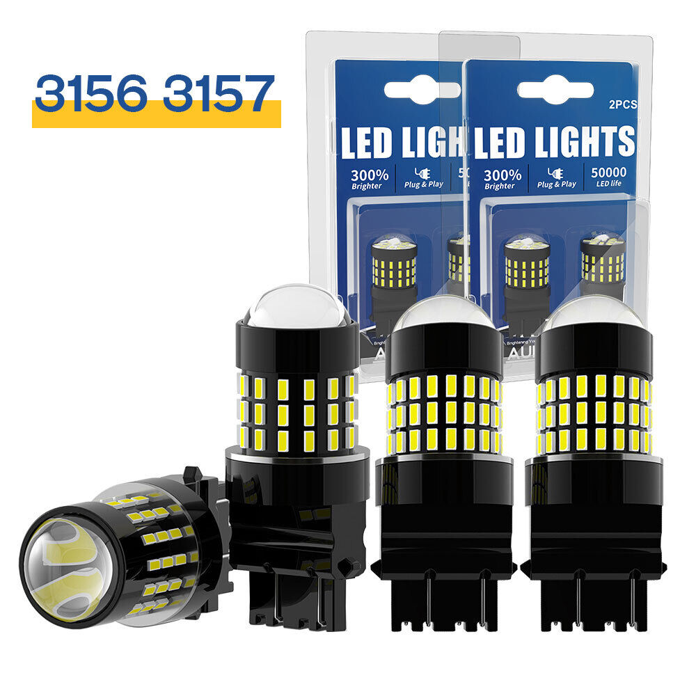 4x Turn Signal Light 3156 3157 3157A LED Bulb For Ford F150 F250 F350 Super Duty