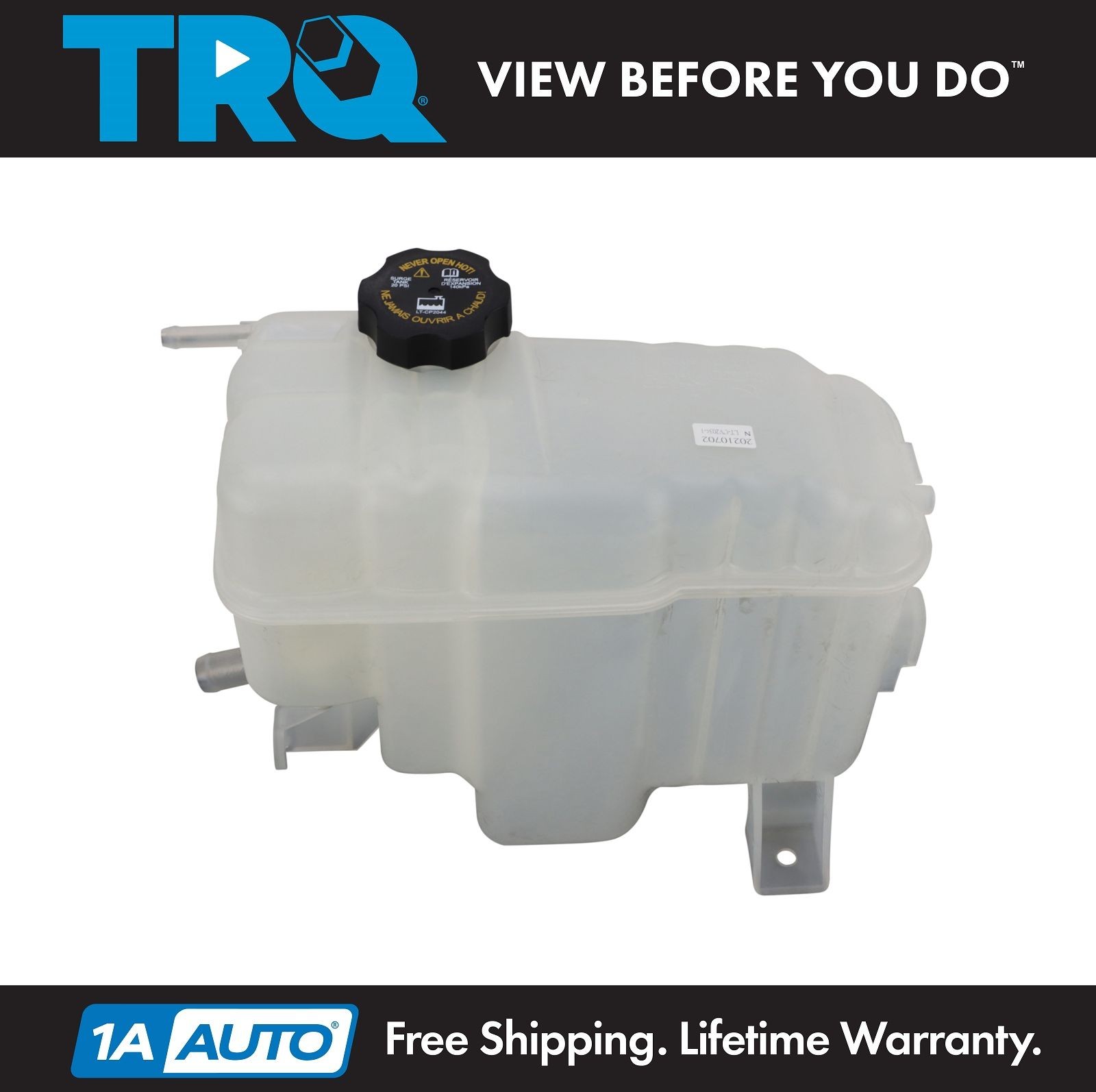 TRQ Coolant Reservoir Fits 2011-12 Chevrolet Silverado 2500 HD