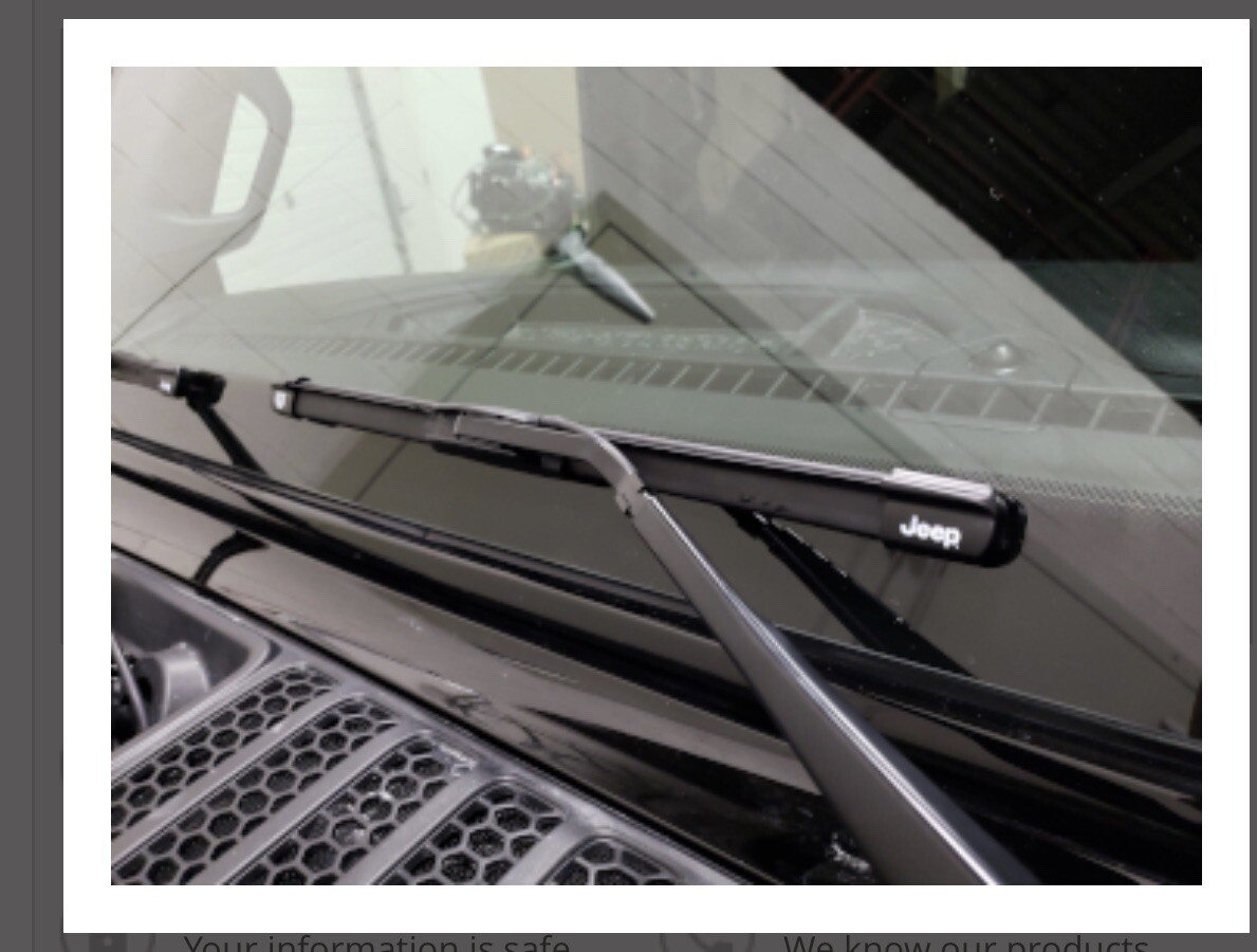 2018-2026 Jeep Wrangler &2020-2026 Gladiator Mopar Performance Wipers PW100013AB