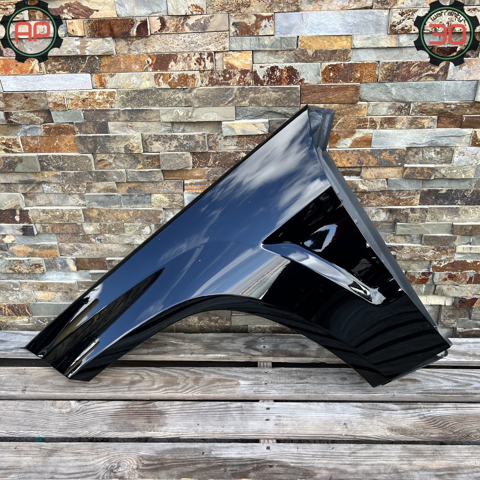 10-15 MERCEDES-BENZ X204 GLK350 FRONT LEFT DRIVER SIDE FENDER BLACK OEM