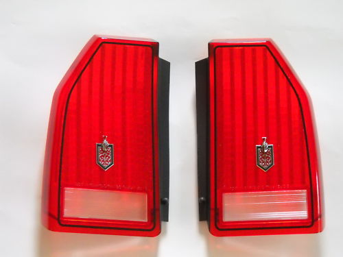 NEW Monte Carlo SS LS Taillight Tail Light Lens Set 1987 1988 NEW Monte Carlo SS LS Taillight Tail Light Lens Set 1987 1988