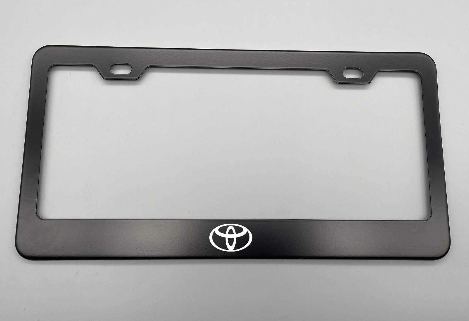custom Laser Engraved Black License Plate Frame Stainless Steel fit Toyota custom Laser Engraved Black License Plate Frame Stainless Steel fit Toyota