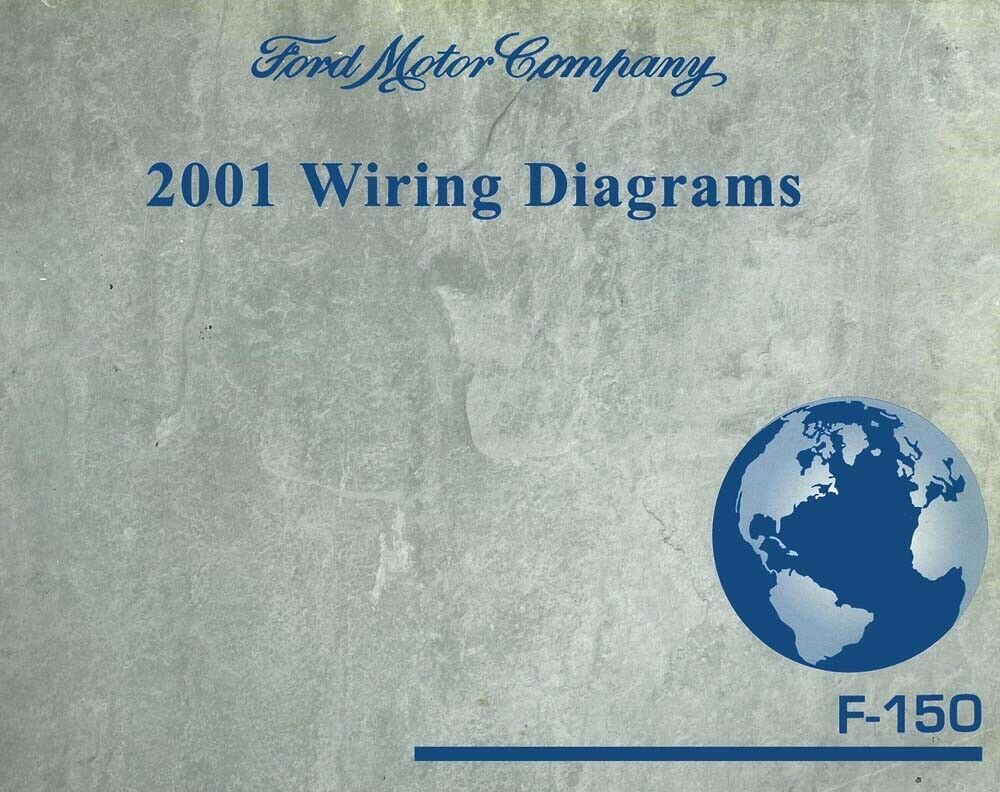 2001 Ford F-150 Truck Wiring Diagrams Schematics Drawings Color Codes Factory