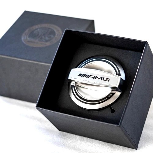 Genuine Mercedes Benz AMG Edition 55 Fuel Tank Filler Gas Cap Cover Matt Chrome Genuine Mercedes Benz AMG Edition 55 Fuel Tank Filler Gas Cap Cover Matt Chrome