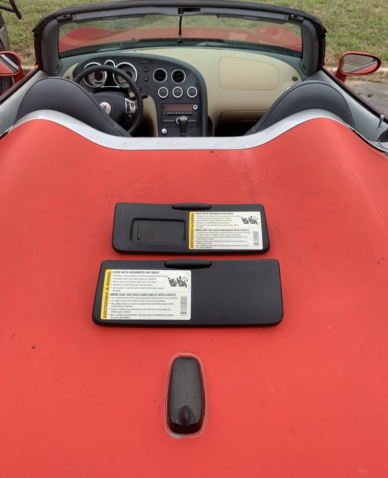 Pontiac Solstice / Saturn Sky Sunvisors Sunshades