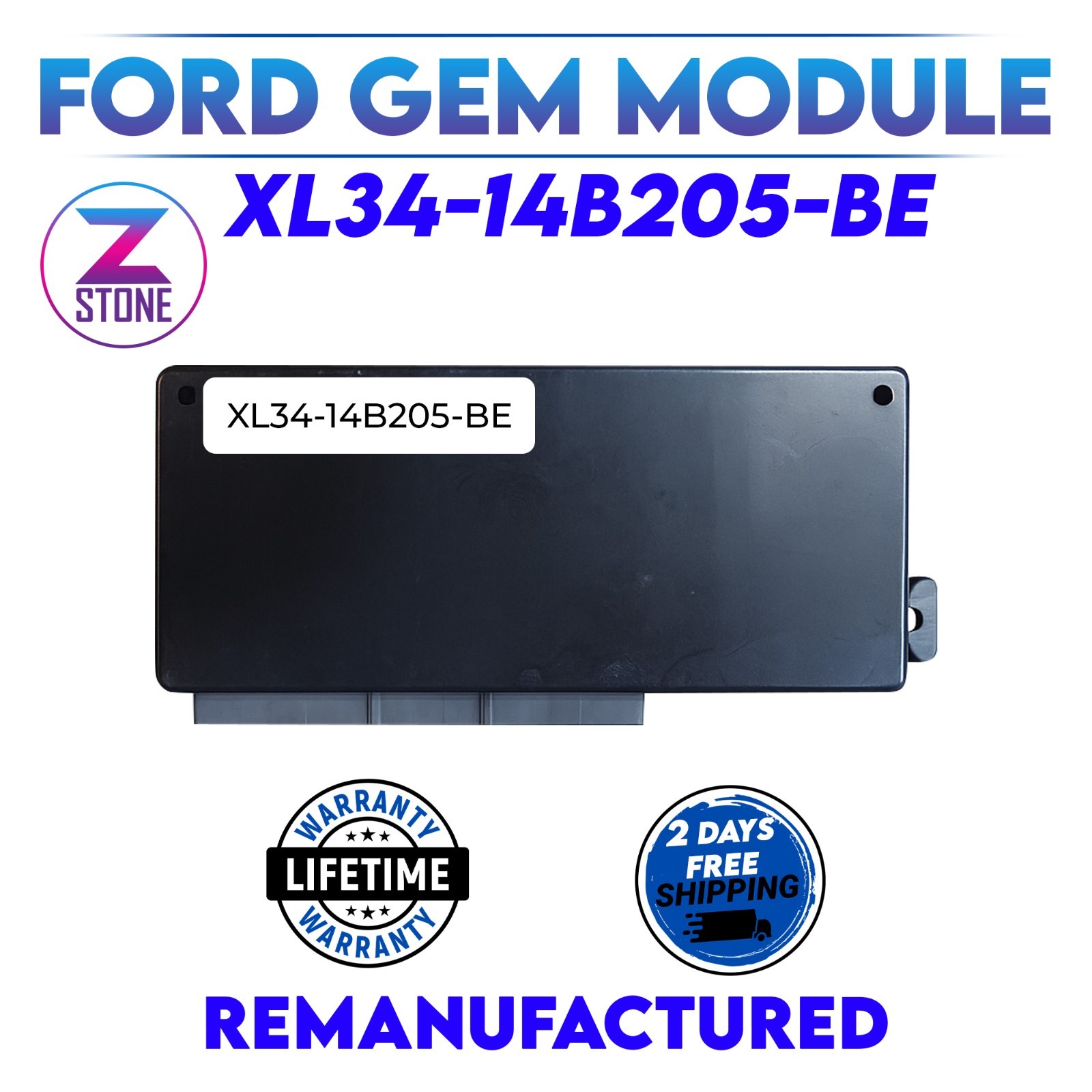 Rebuilt Ford GEM Module XL34-14B205-BE Plug N Play