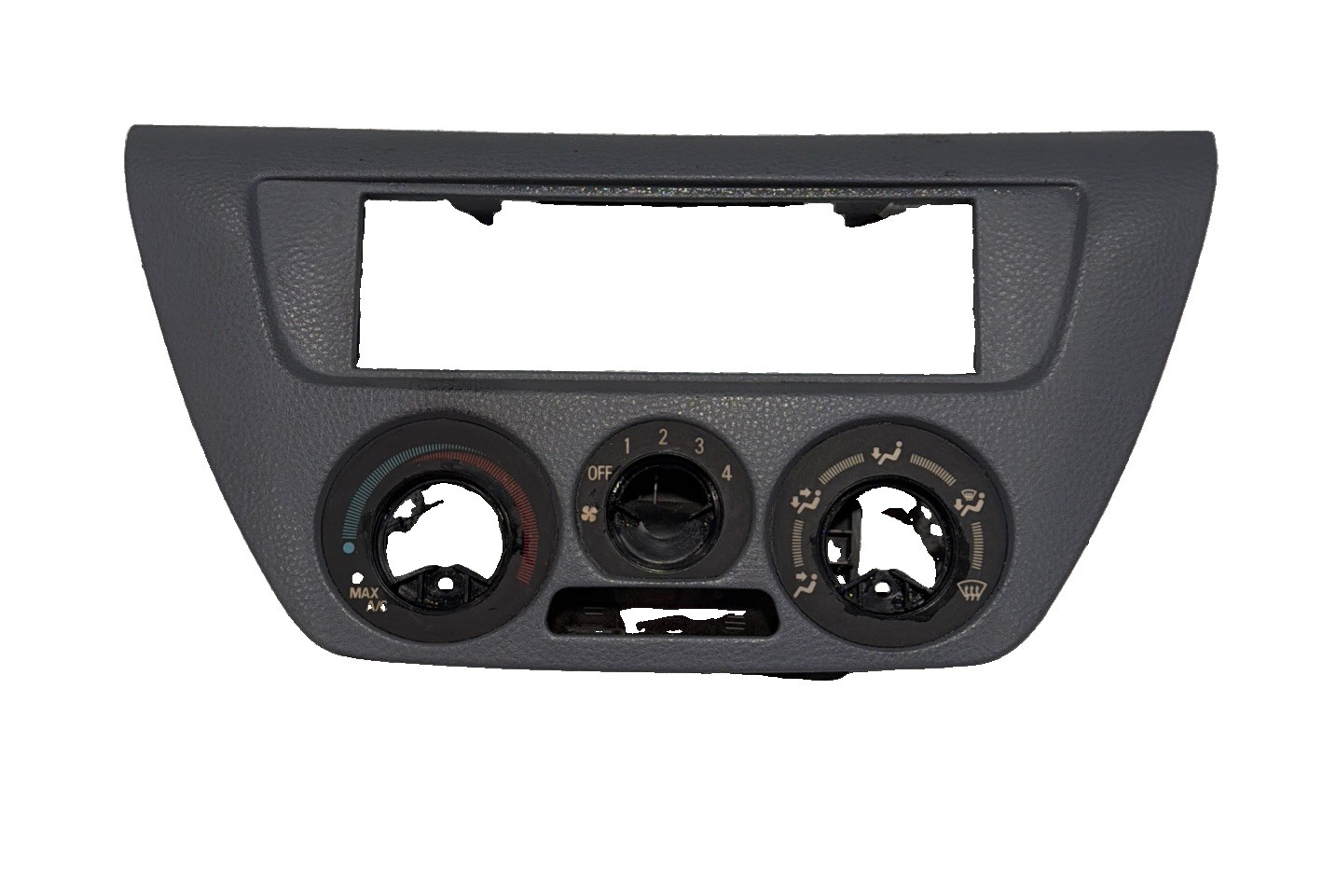 OEM 2002-2005 Mitsubishi Lancer Climate Control  A/C Bezel Only (GRAY)