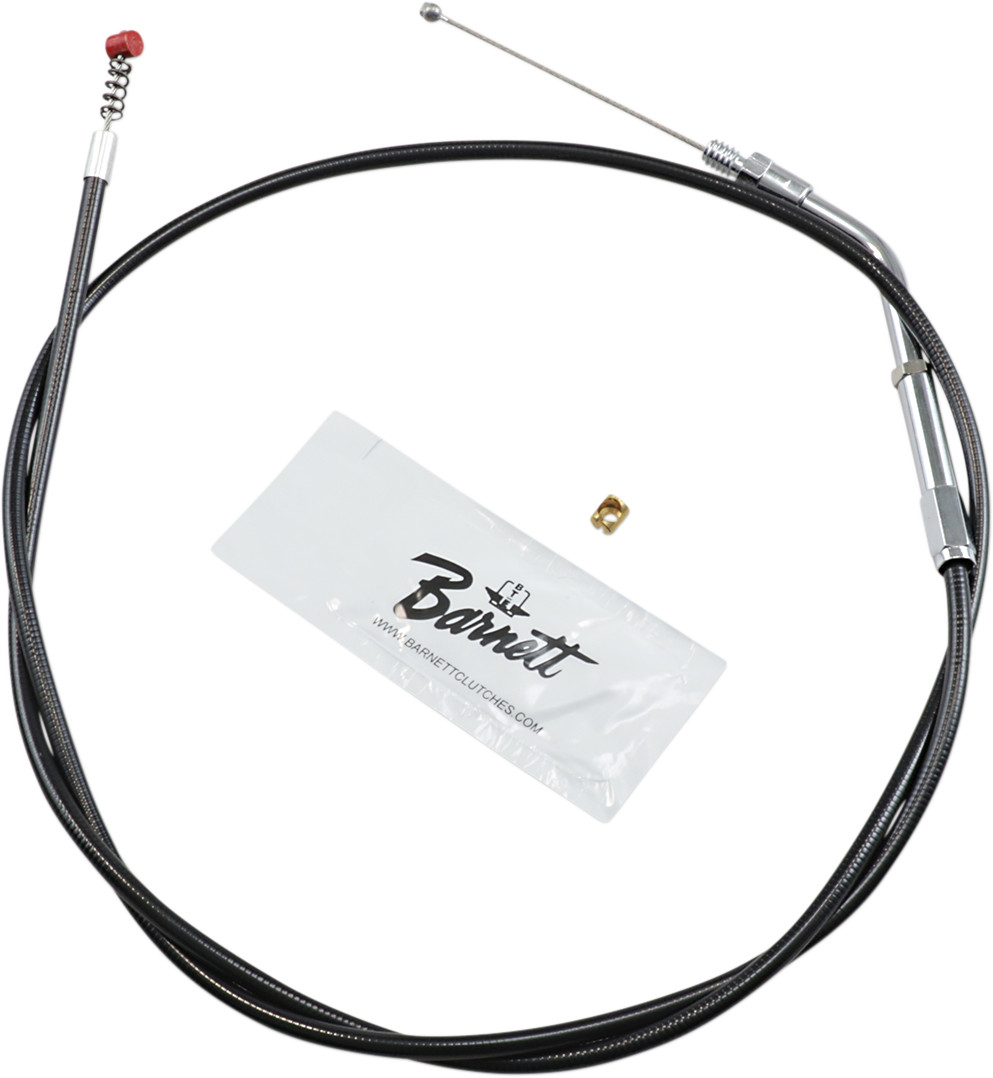 Barnett 101-30-40024-06 Black Vinyl Idle Cable 39in +6in Harley FLH FLHT