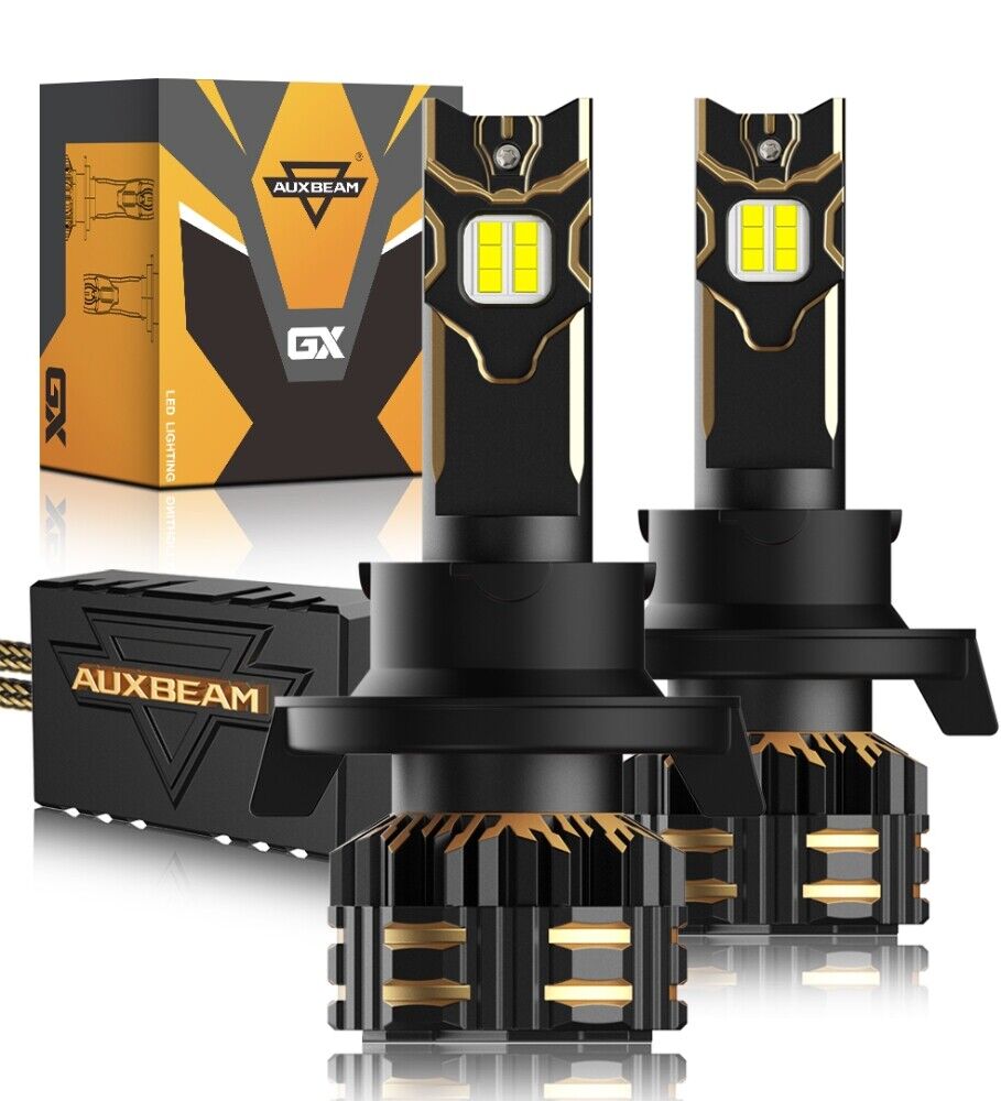 AUXBEAM GX 120W 110W 70W H13 9008 LED Headlight Bulbs Hi/Low Beam Super Bright