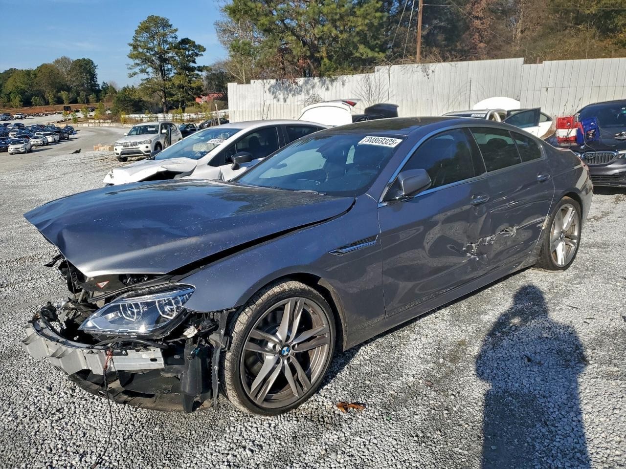 Used Right Curtain Air Bag fits: 2013 Bmw 640I 4 Dr Gran Coupe passenger roof Ri