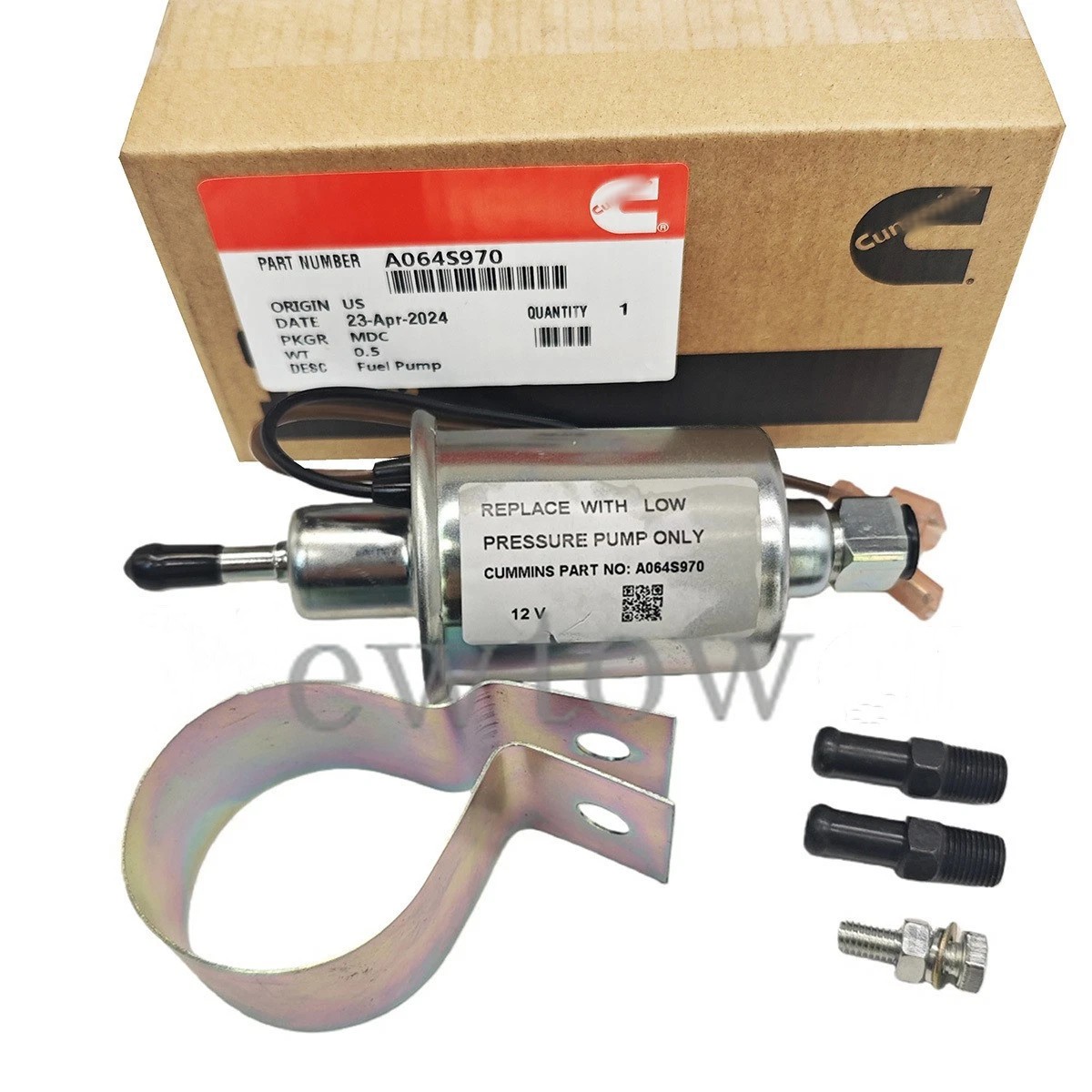 New A064S970 12V Electronic Fuel Pump For RV E11008 Cummins Engine Fast Shipping