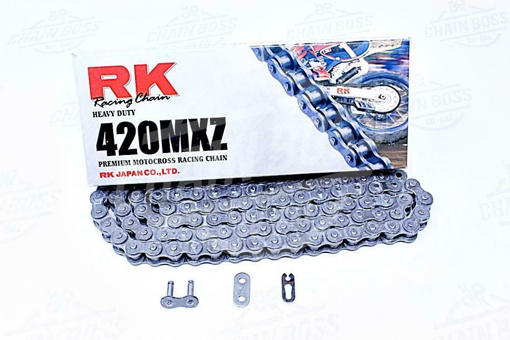 RK Chains 420 x 90 Links MXZ Series  Non Oring Natural Drive Chain
