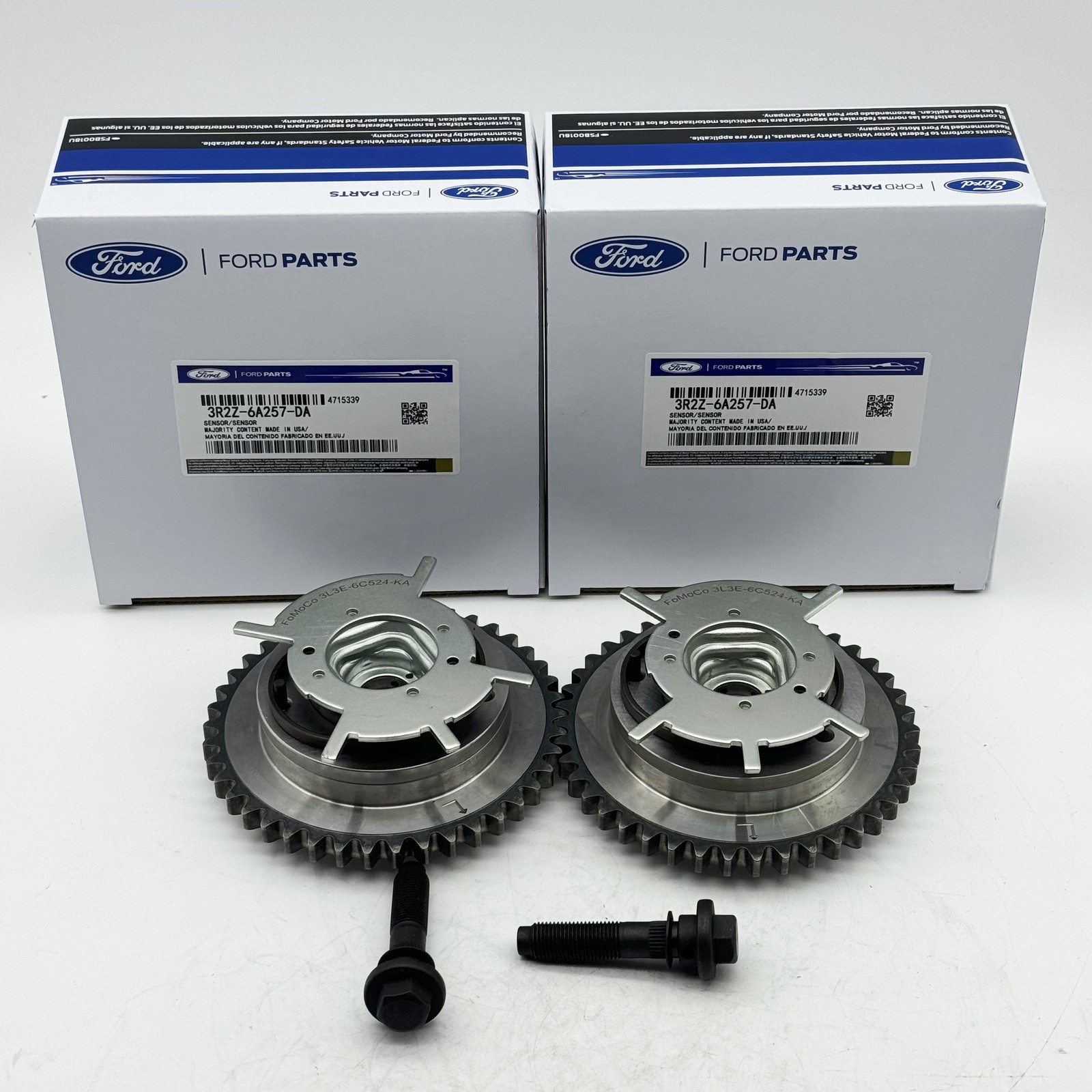 2PCS Camshaft Phaser Sprocket 3R2Z-6A257-DA For Ford 5.4L 4.6L 3V F-150 NEW