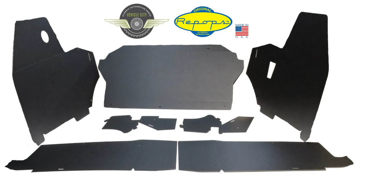 1969 1970 Buick Electra Trunk Boards Black 7 Pcs 1969 1970 Buick Electra Trunk Boards Black 7 Pcs