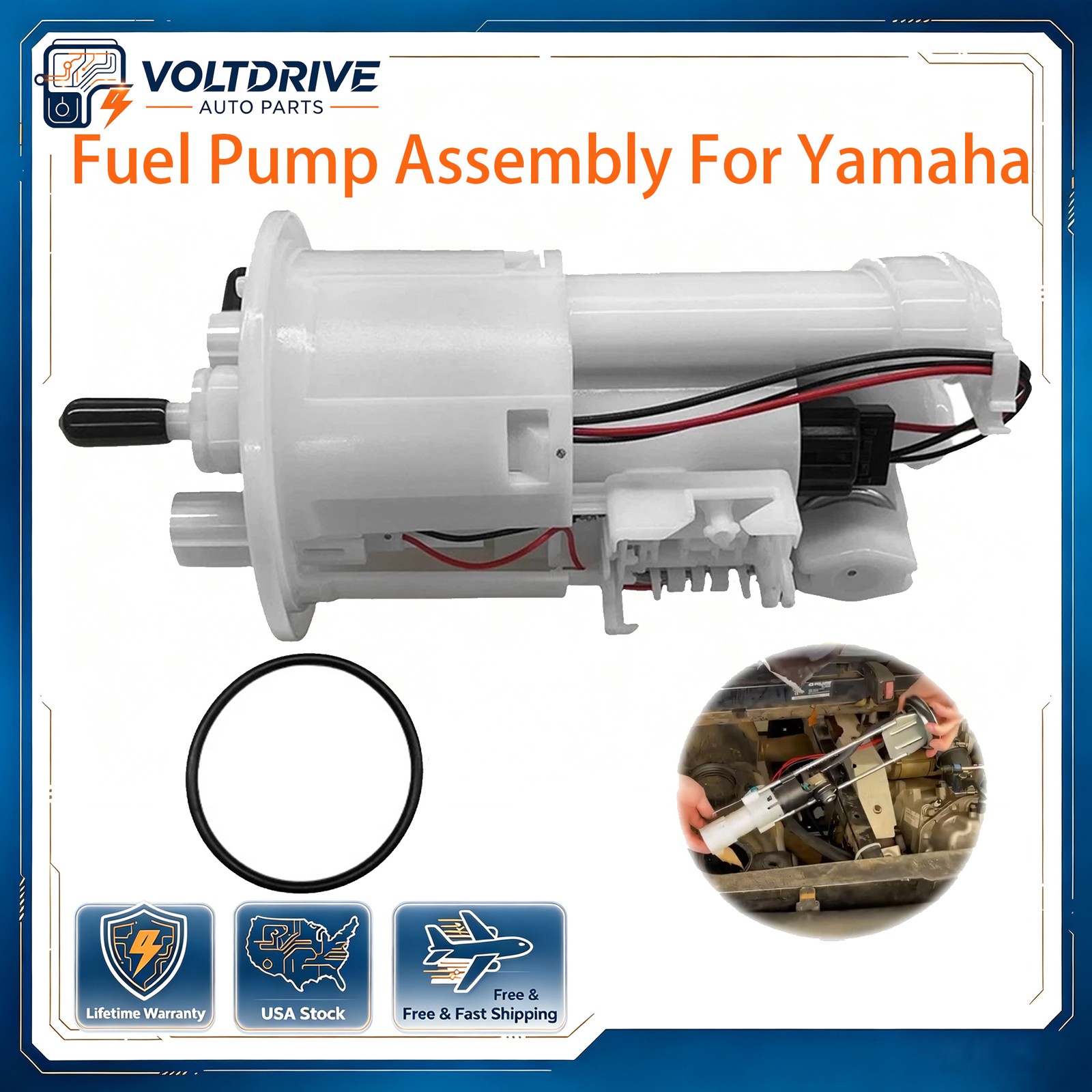 Fuel Pump Assembly For Yamaha YZF-R6 2003-2005 YZF-R1 2002-2006 5PW-13907-05-00