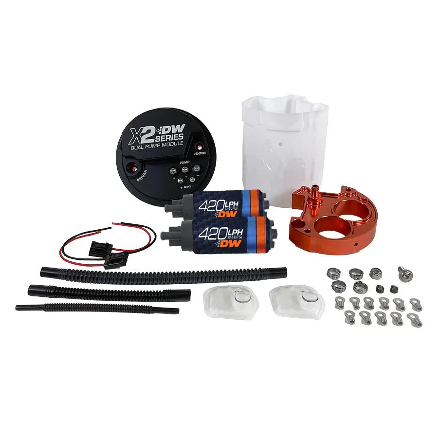 DeatschWerks X2 Fuel Pump Module w/ Dual DW420 Pumps For 08-21 WRX/STI