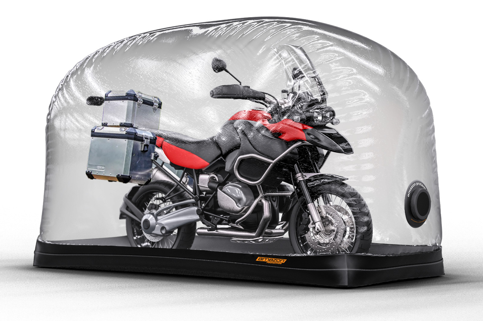 Motorcycle Inflatable Capsule Bubble Cover For 110.24\