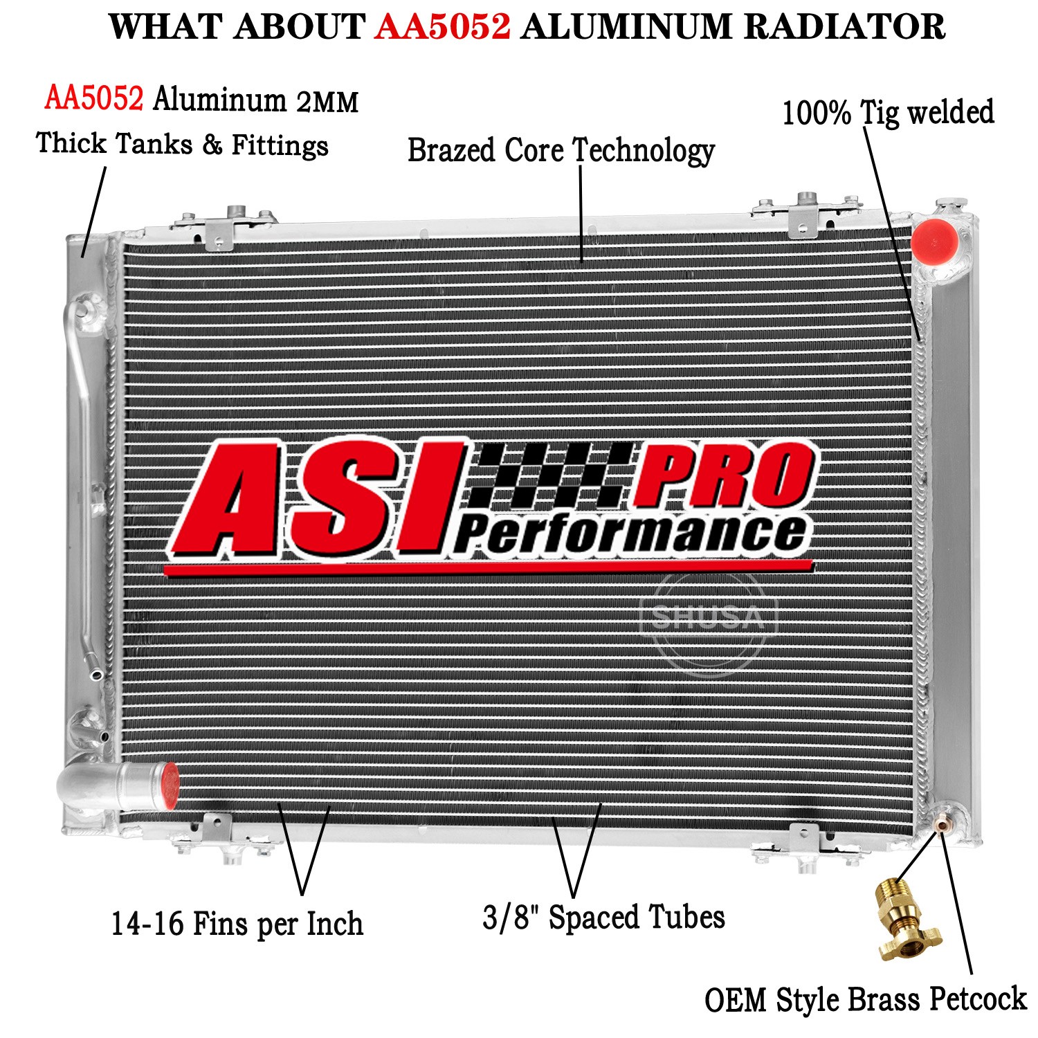 Aluminum Radiator Fit 2004 2005 2006 Toyota Sienna LE CE XLE Limited 3.3L V6 US Aluminum Radiator Fit 2004 2005 2006 Toyota Sienna LE CE XLE Limited 3.3L V6 US